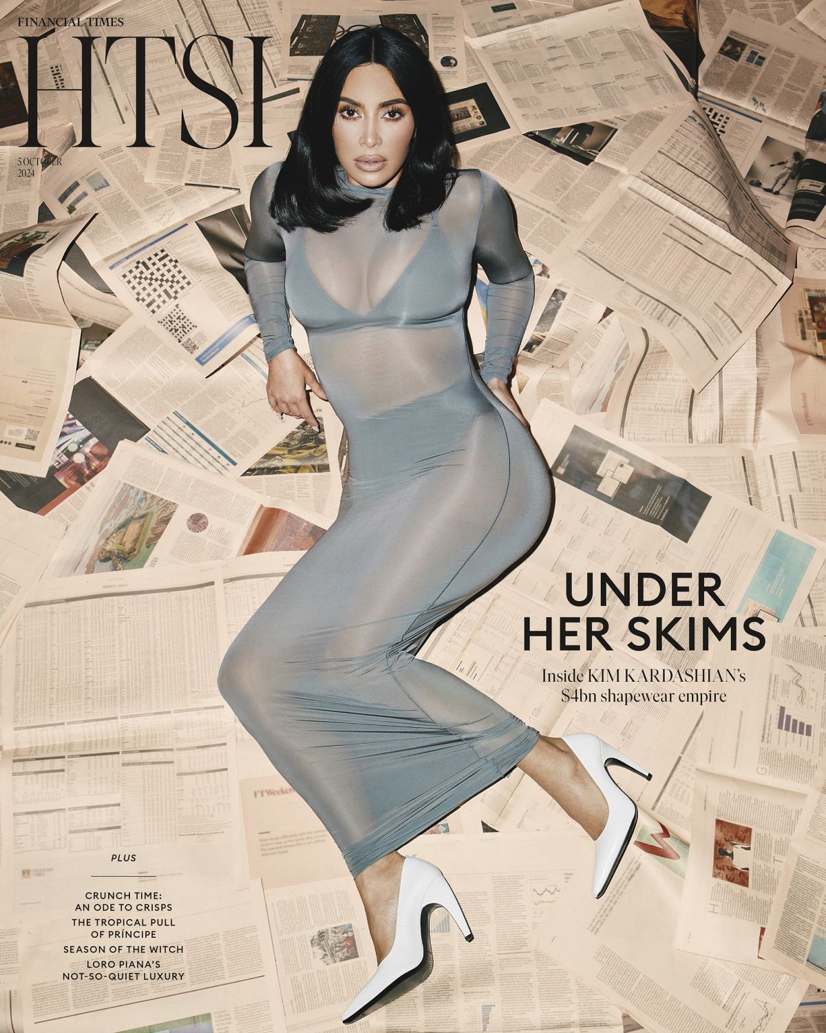 Kim Kardashian for Financial Times HTSI Magazine, October 2024