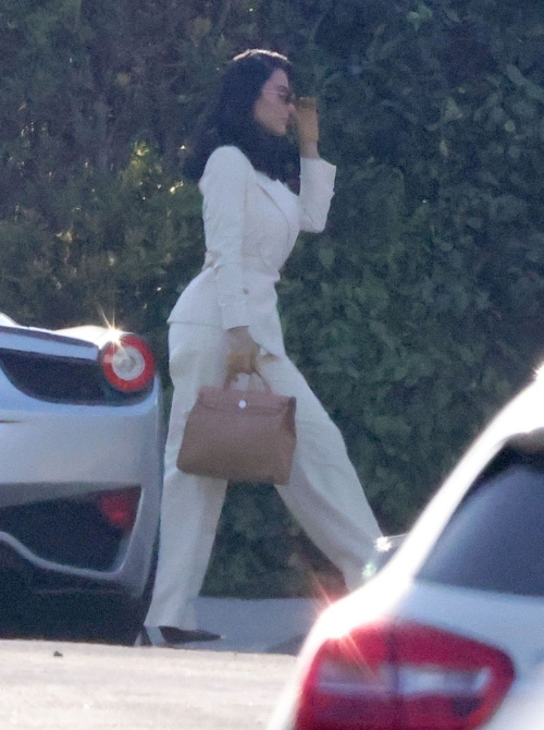 Kim Kardashian on the Set of All's Fair in Los Angeles, October 2024