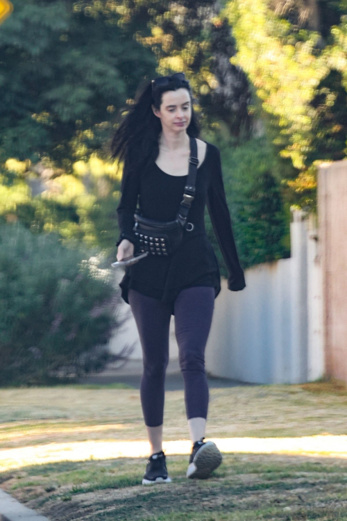 Krysten Ritter Taking a Neighborhood Walk Los Angeles, October 2024 5