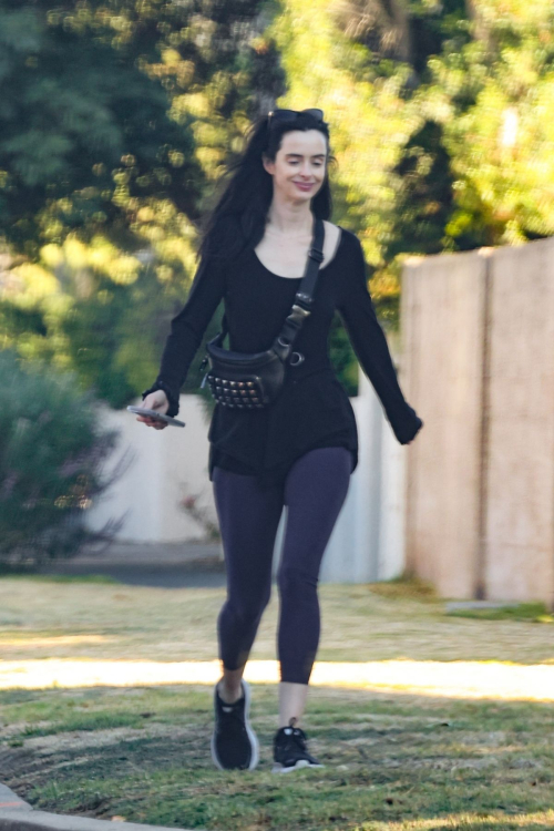 Krysten Ritter Taking a Neighborhood Walk Los Angeles, October 2024 6