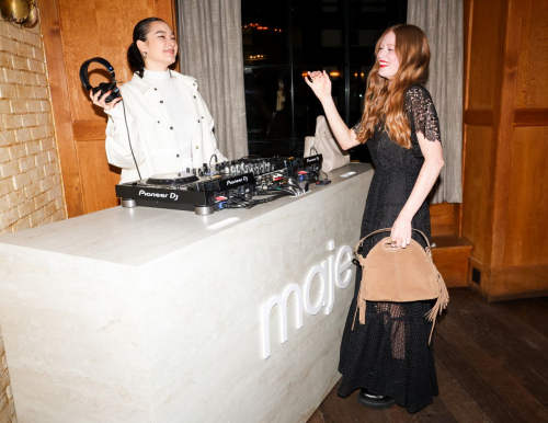 Larsen Thompson at Maje Previews SS25 Collection, October 2024 3