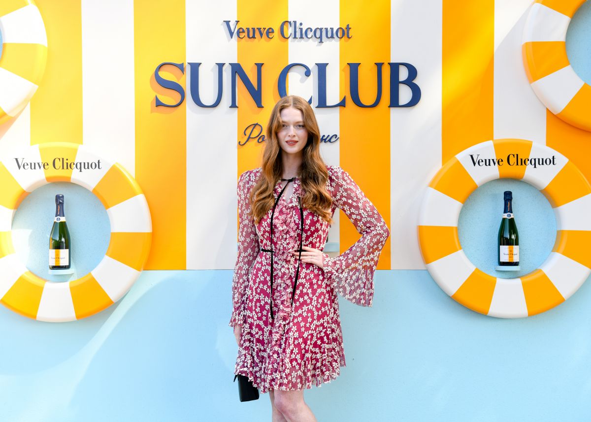 Larsen Thompson at Veuve Clicquot Polo Classic in Los Angeles, October 2024