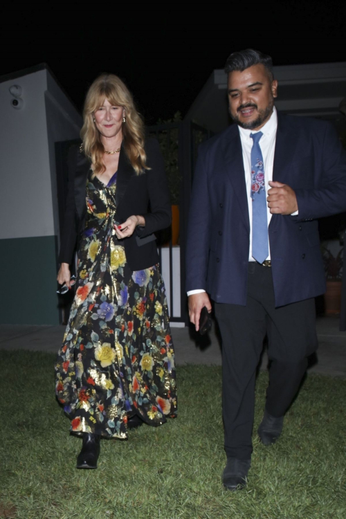 Laura Dern Leaves Chez Mia After Dinner in West Hollywood, October 2024 4