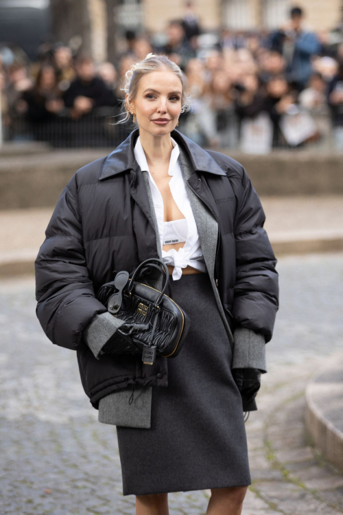 Leonie Hanne at Miu Miu Fashion Show at Paris Fashion Week, October 2024 1