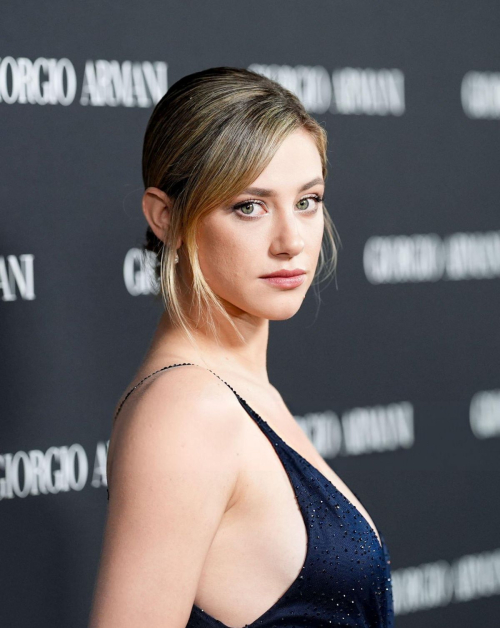 Lili Reinhart at Giorgio Armani Spring 2025 Fashion Show October 2024 6