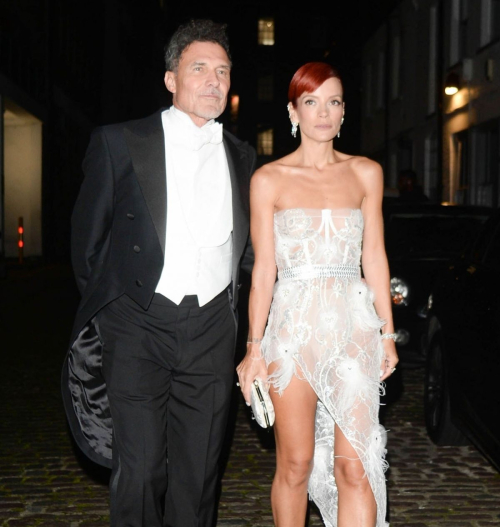 Lily Allen Arrives at Chiltern Firehouse 10th Anniversary Party, October 2024 2