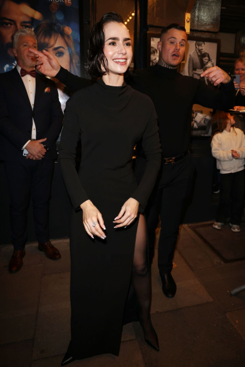 Lily Collins at Barcelona Press Night Afterparty, October 2024 7