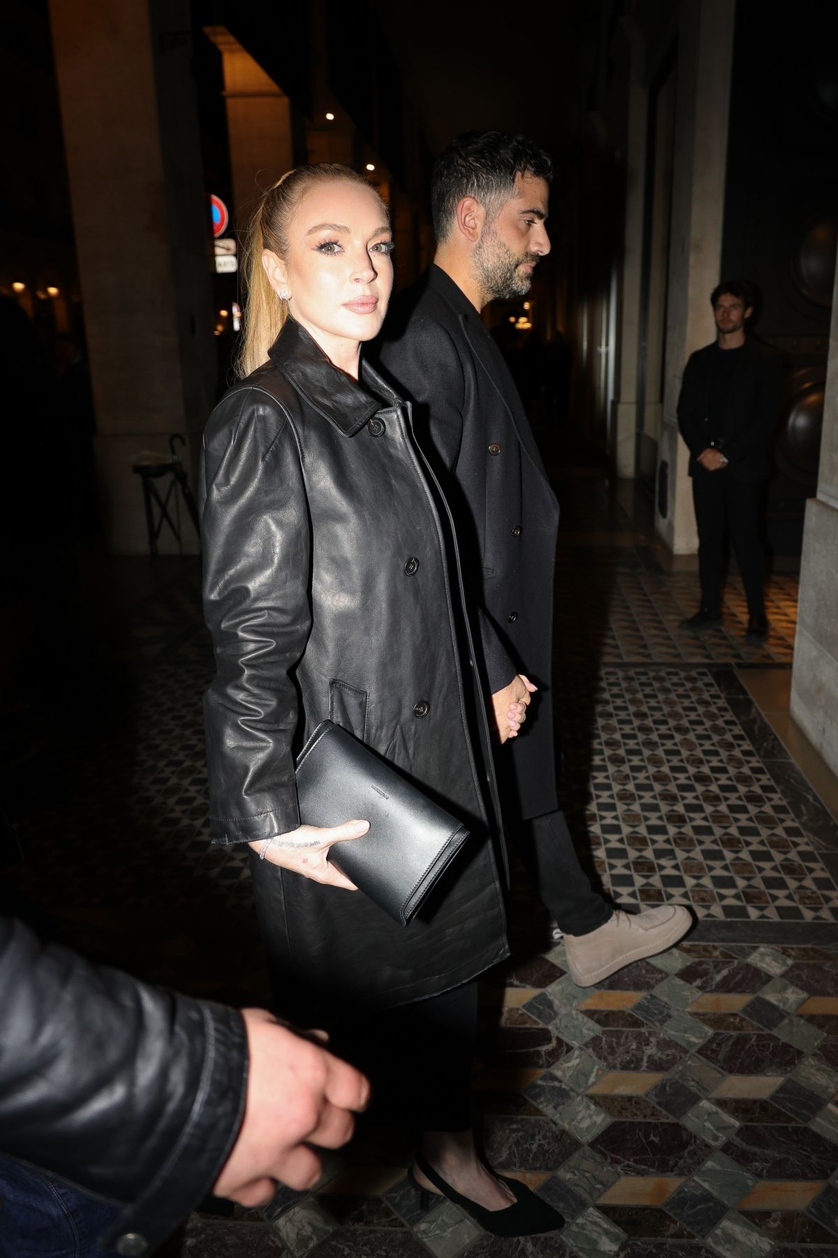 Lindsay Lohan Arrives at Costes Party in Paris, September 2024