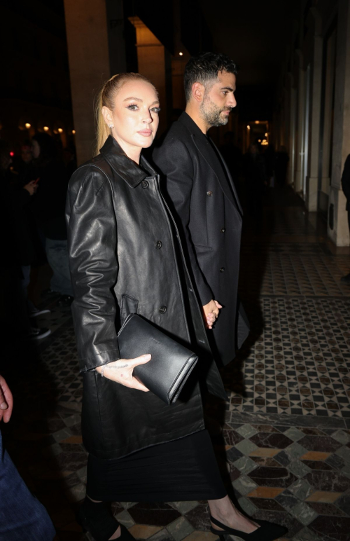 Lindsay Lohan Arrives at Costes Party in Paris, September 2024 2