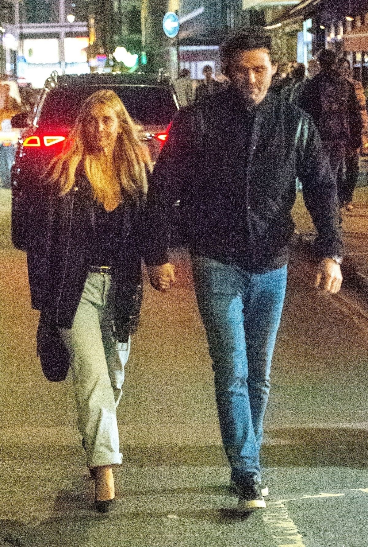 Louise Redknapp and Drew Michael Night Out in London, October 2024