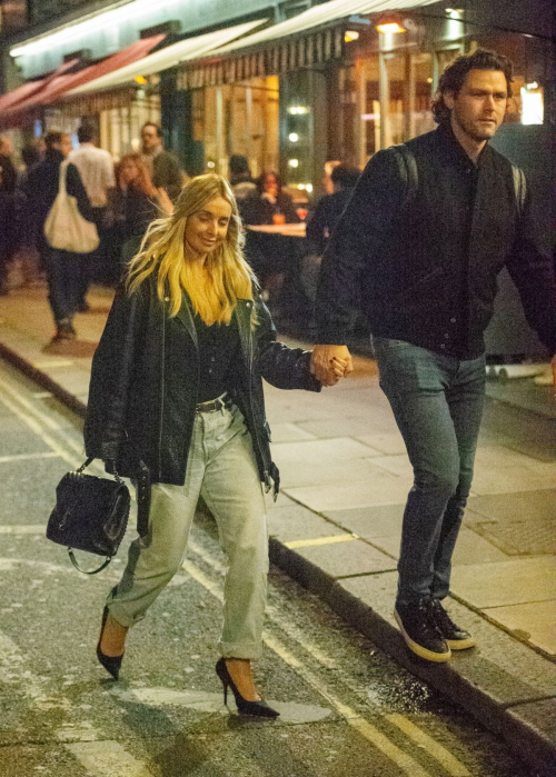 Louise Redknapp and Drew Michael Night Out in London, October 2024 4