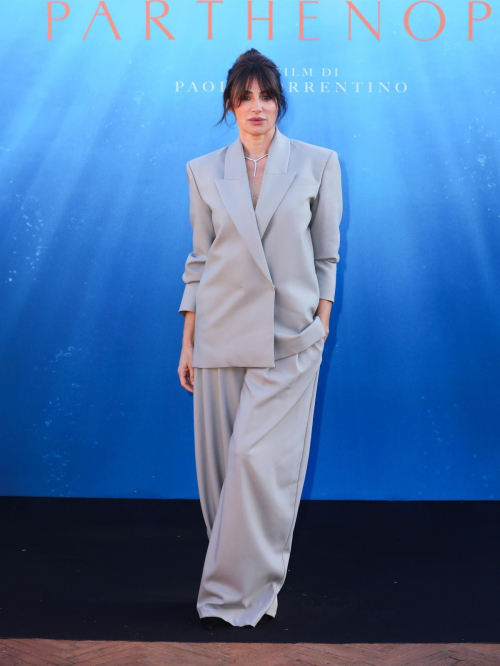 Luisa Ranieri at Parthenope Photocall Hotel De la Ville Rome, October 2024