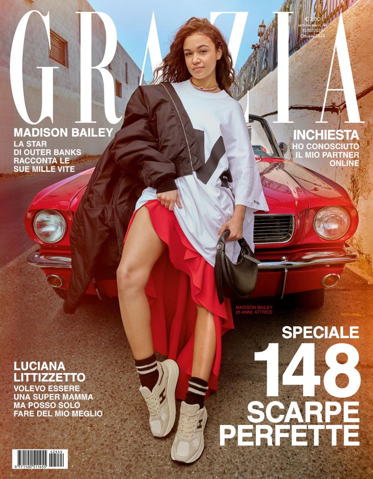 Madison Bailey in Grazia Italy Photoshoot, October 2024