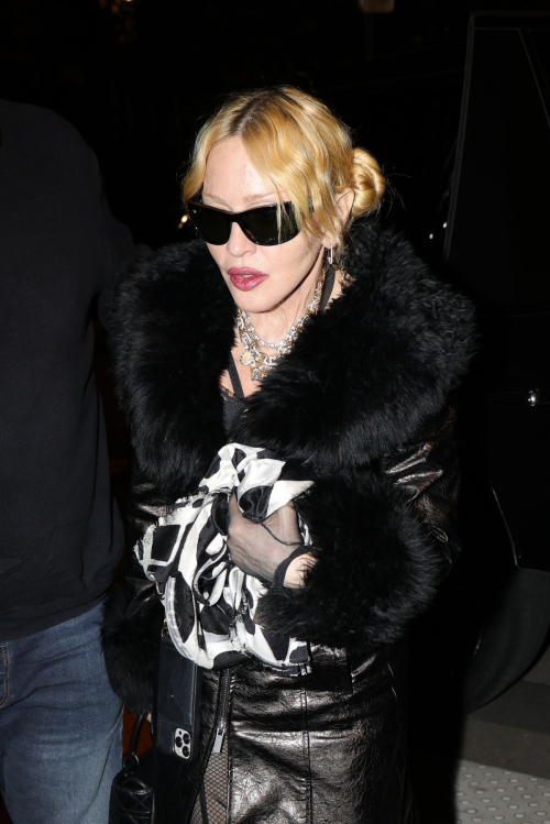 Madonna at Restaurant Le Square Trousseau in Paris, October 2024 2