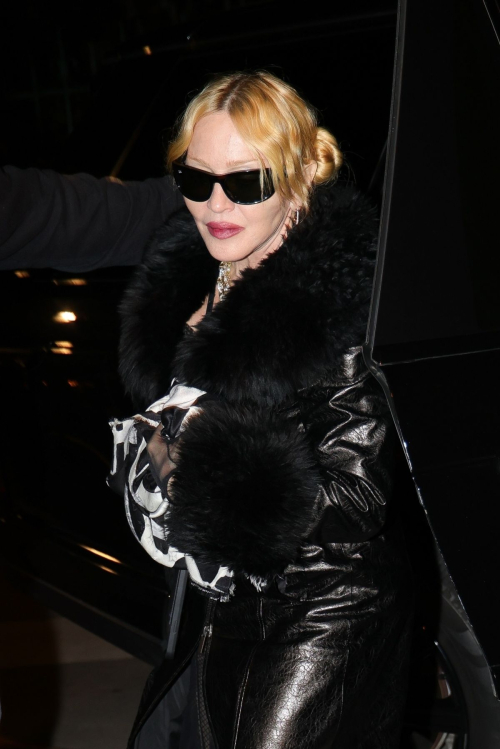 Madonna at Restaurant Le Square Trousseau in Paris, October 2024 5