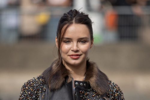 Mallory Wanecque at Miu Miu Fashion Show at Paris Fashion Week, October 2024 1