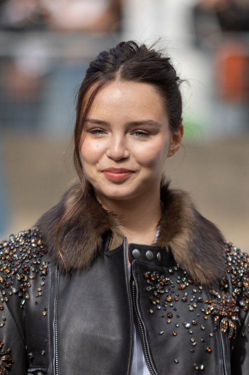 Mallory Wanecque at Miu Miu Fashion Show at Paris Fashion Week, October 2024 2