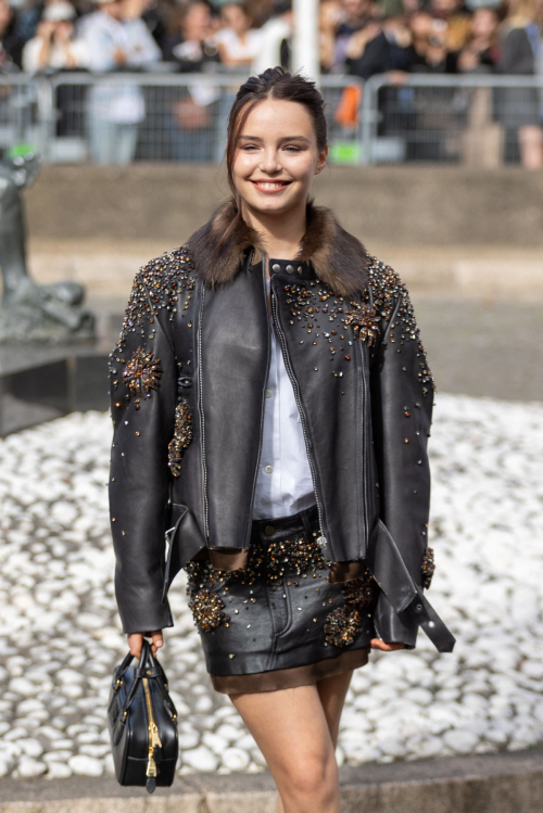 Mallory Wanecque at Miu Miu Fashion Show at Paris Fashion Week, October 2024 4