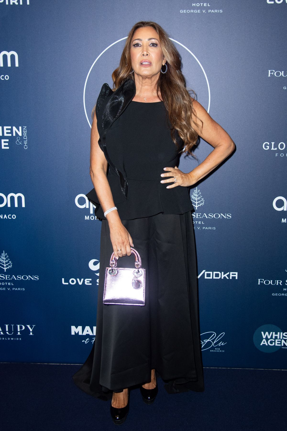 Maria Bravo at Global Gift Gala at Georges V Hotel in Paris, October 2024