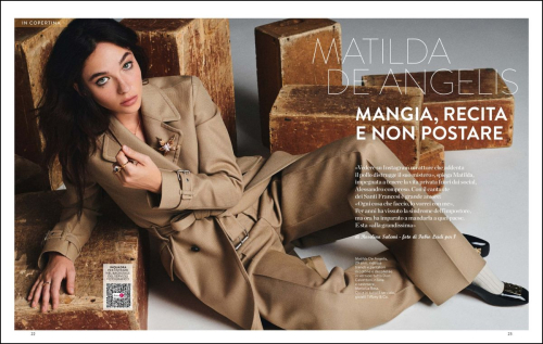 Matilda De Angelis in F Magazine Italy, October 2024 3