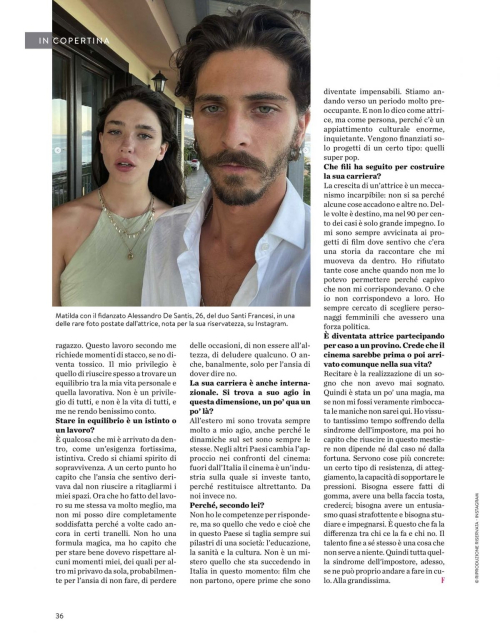 Matilda De Angelis in F Magazine Italy, October 2024 4