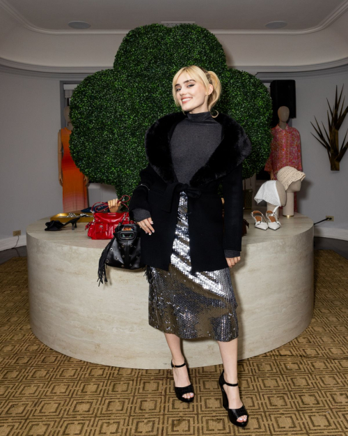 Meg Donnelly at Maje Previews SS25 Collection October 2024 5