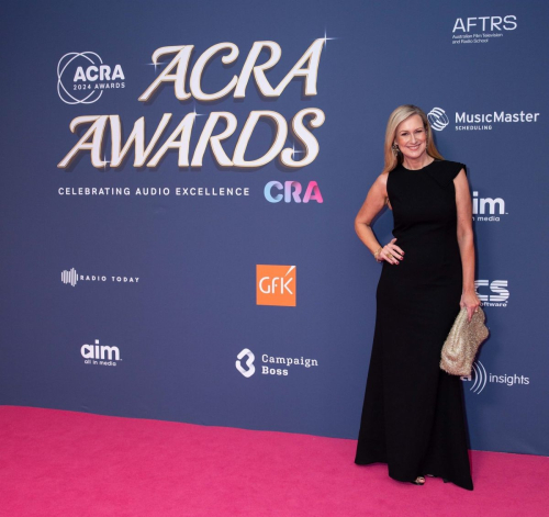 Melissa Doyle at ACRA Awards at The Star in Sydney, October 2024