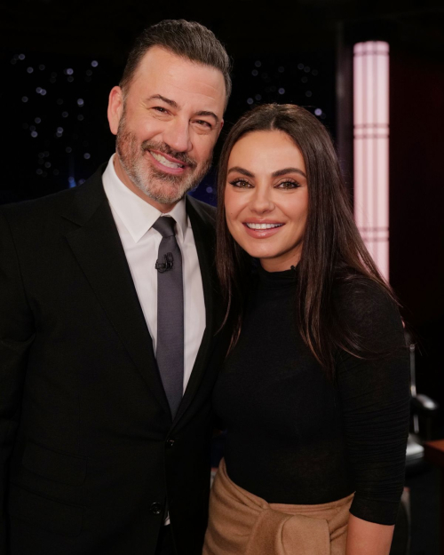 Mila Kunis at Jimmy Kimmel Live October 2024 3