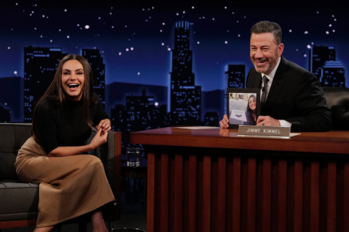 Mila Kunis at Jimmy Kimmel Live October 2024 4