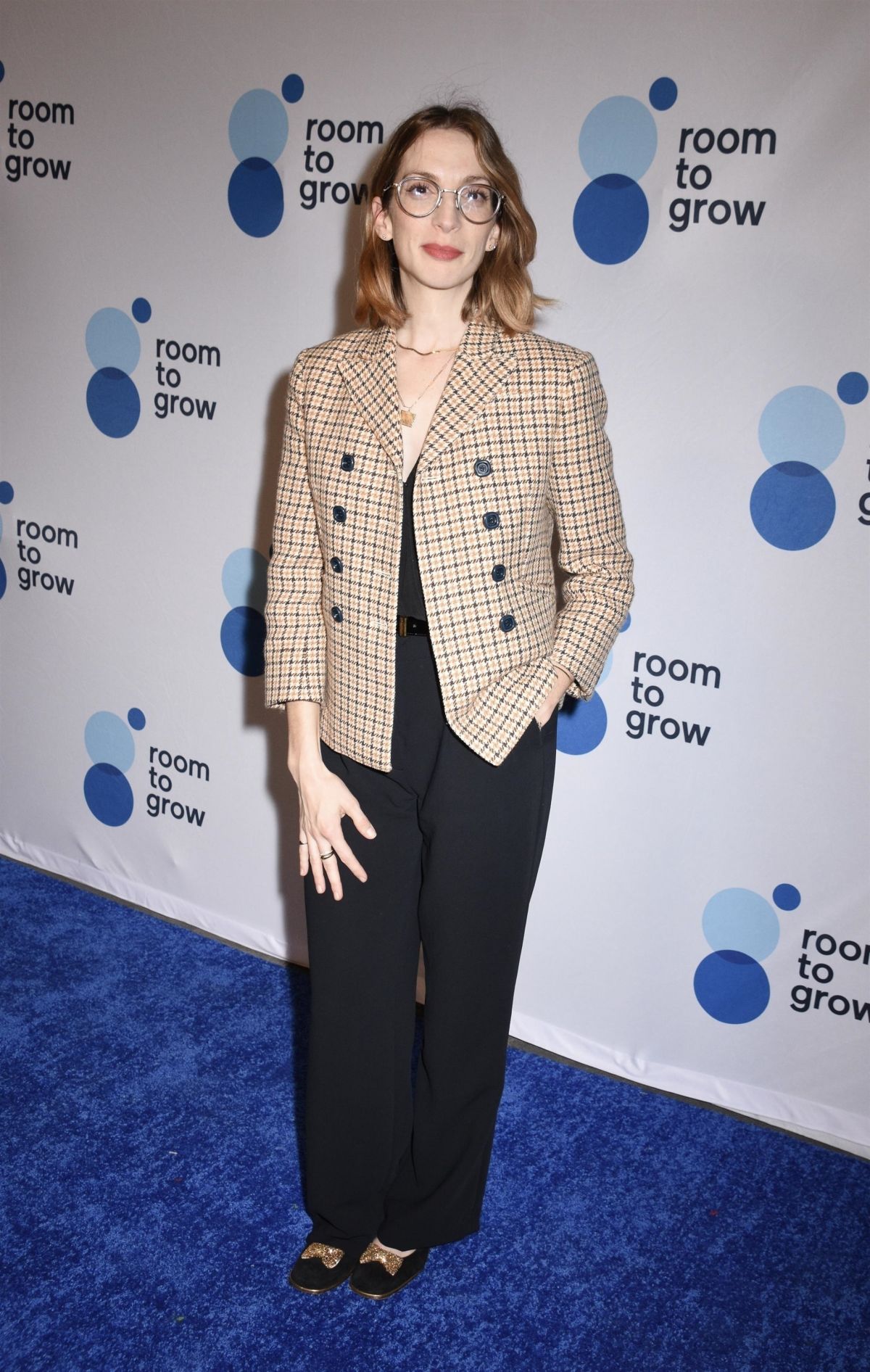 Molly Bernard at Room to Grow Gala in New York, October 2024