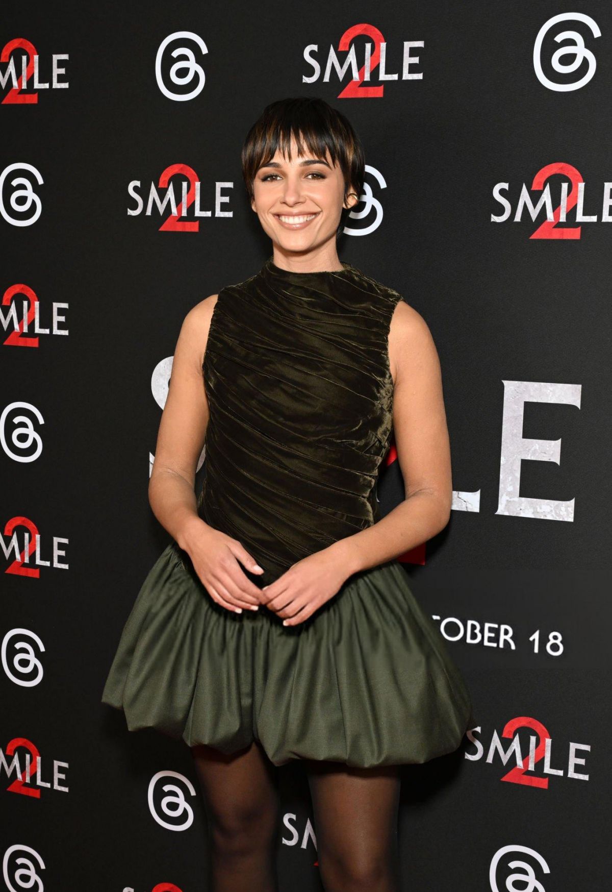 Naomi Scott at Meta x Smile 2 Spooky Season Event in New York, October 2024