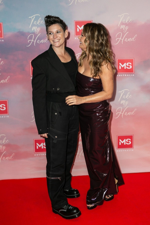 Natalie Bassingthwaighte and Pip Loth at Take My Hand Screening, August 2024 3