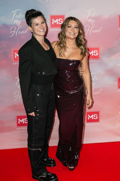 Natalie Bassingthwaighte and Pip Loth at Take My Hand Screening, August 2024 4