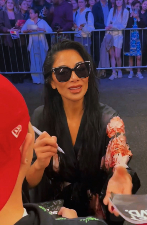 Nicole Scherzinger Meeting Fans Outside St. James Theatre, October 2024 1