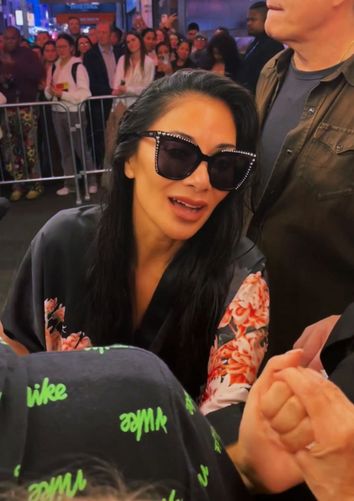 Nicole Scherzinger Meeting Fans Outside St. James Theatre, October 2024 4