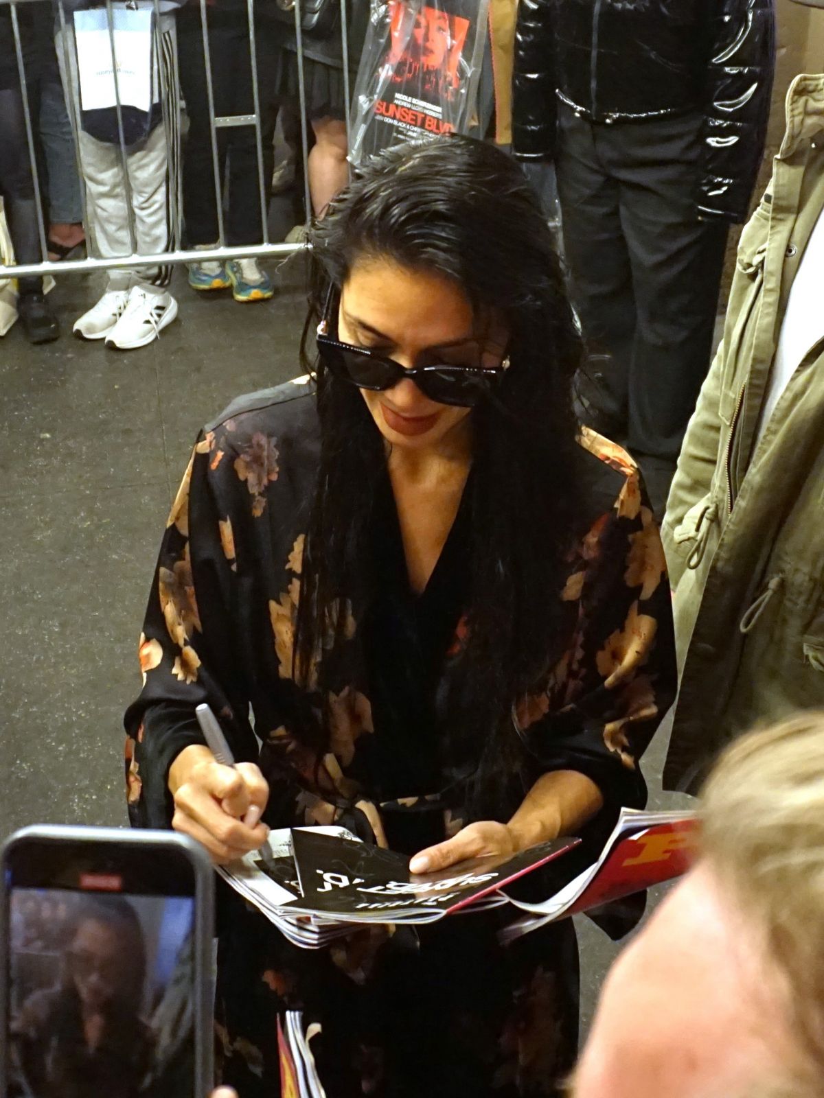 Nicole Scherzinger Signing Autographs St. James Theatre New York, October 2024