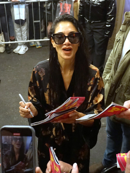 Nicole Scherzinger Signing Autographs St. James Theatre New York, October 2024 4