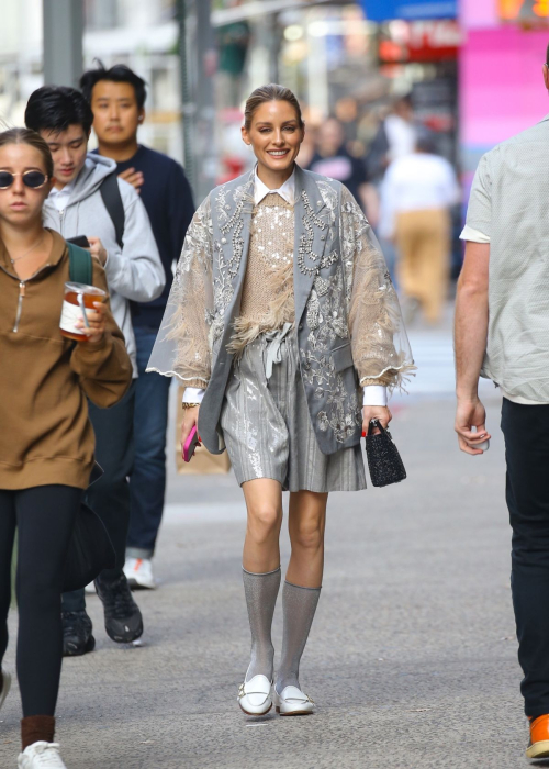 Olivia Palermo Out with a Friend in New York, October 2024