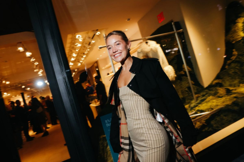 Olivia Ponton at Burberry Store Reopening in New York, October 2024 3