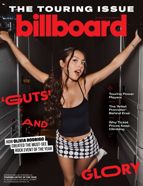 Olivia Rodrigo Featured in Billboard Magazine, October 2024