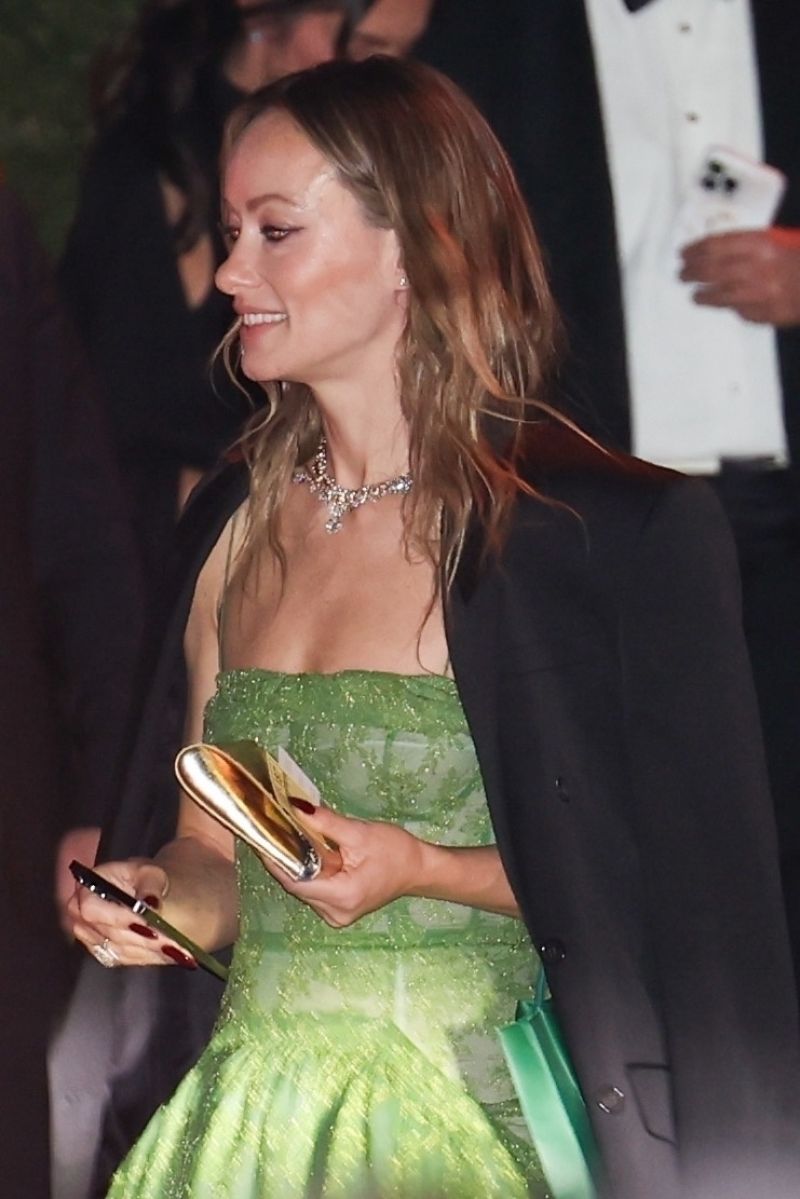 Olivia Wilde Leaves Annual Academy Museum Gala, October 2024