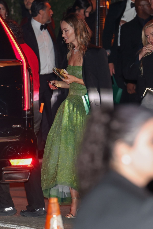 Olivia Wilde Leaves Annual Academy Museum Gala, October 2024 2