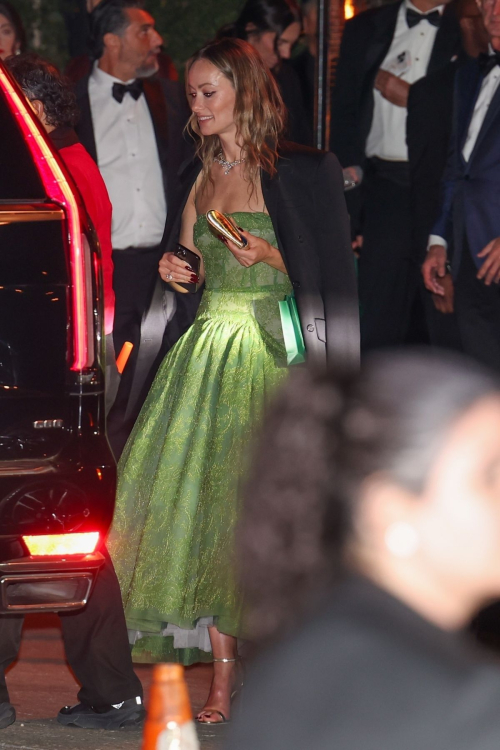 Olivia Wilde Leaves Annual Academy Museum Gala, October 2024 3