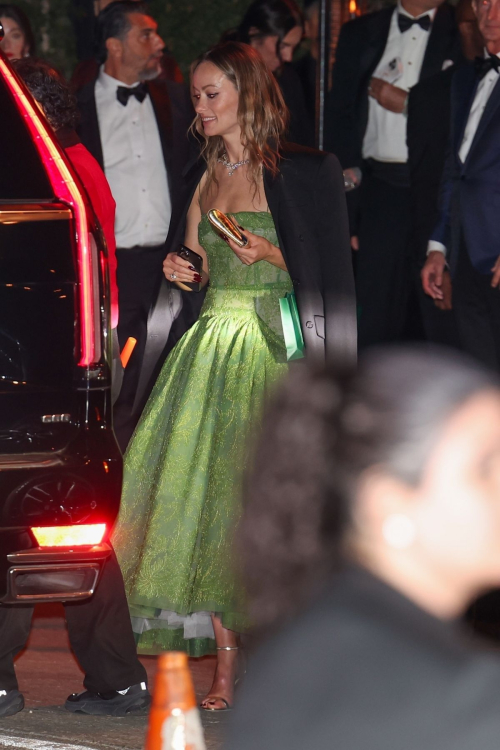 Olivia Wilde Leaves Annual Academy Museum Gala, October 2024 4