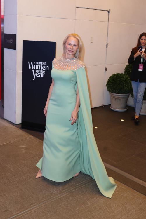 Pamela Anderson Leaves Glamour Women of the Year, October 2024 4