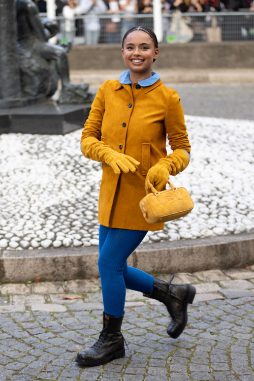 Paola Locatelli at Miu Miu Fashion Show at Paris Fashion Week, October 2024 3