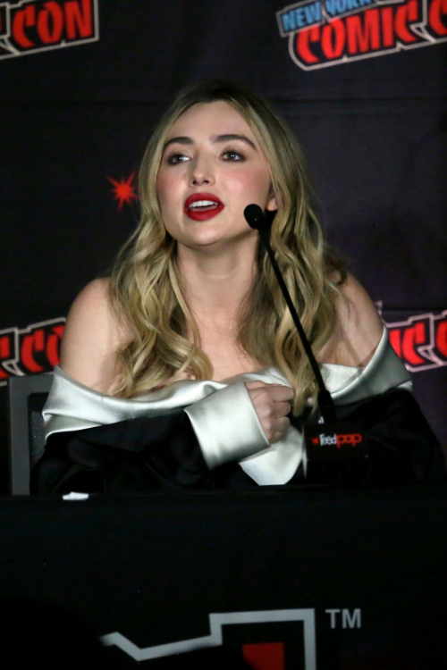 Peyton List at School Spirits Panel at New York Comic-Con, October 2024 1