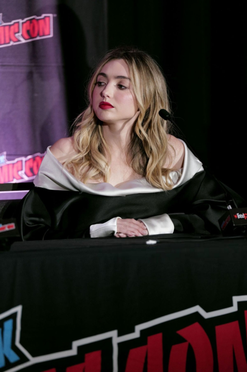 Peyton List at School Spirits Panel at New York Comic-Con, October 2024 2