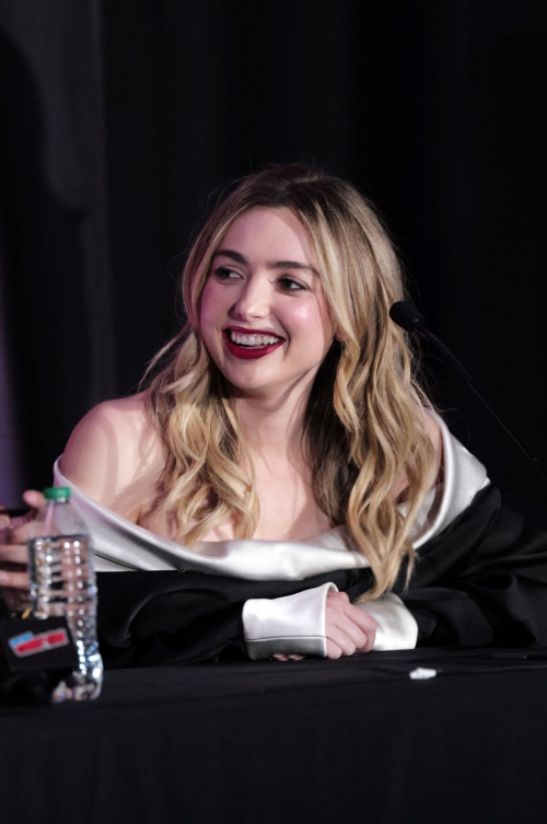 Peyton List at School Spirits Panel at New York Comic-Con, October 2024 3