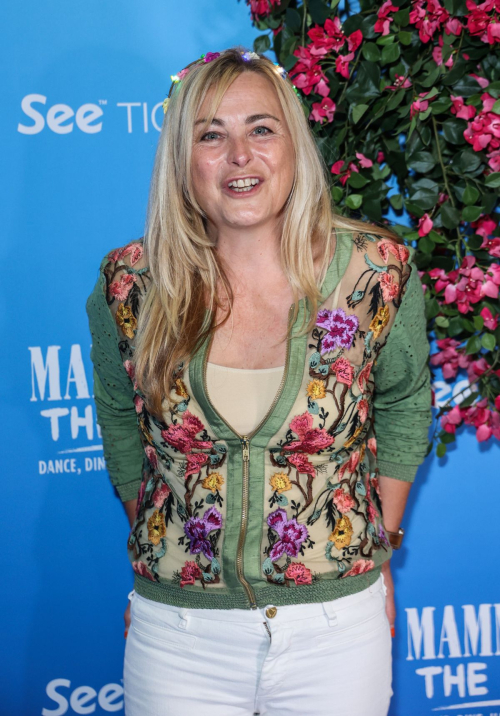 Philippa Forrester at Mamma Mia! The Party 5th Anniversary Gala in London, September 2024